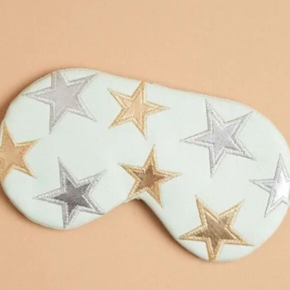 New Free People Metallic Star Eye Mask - Picture 2 of 5